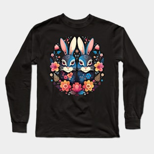 Rabbit Couple Valentine Long Sleeve T-Shirt